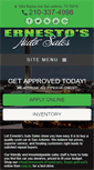 Mobile Screenshot of ernestosautosales.com