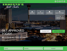 Tablet Screenshot of ernestosautosales.com